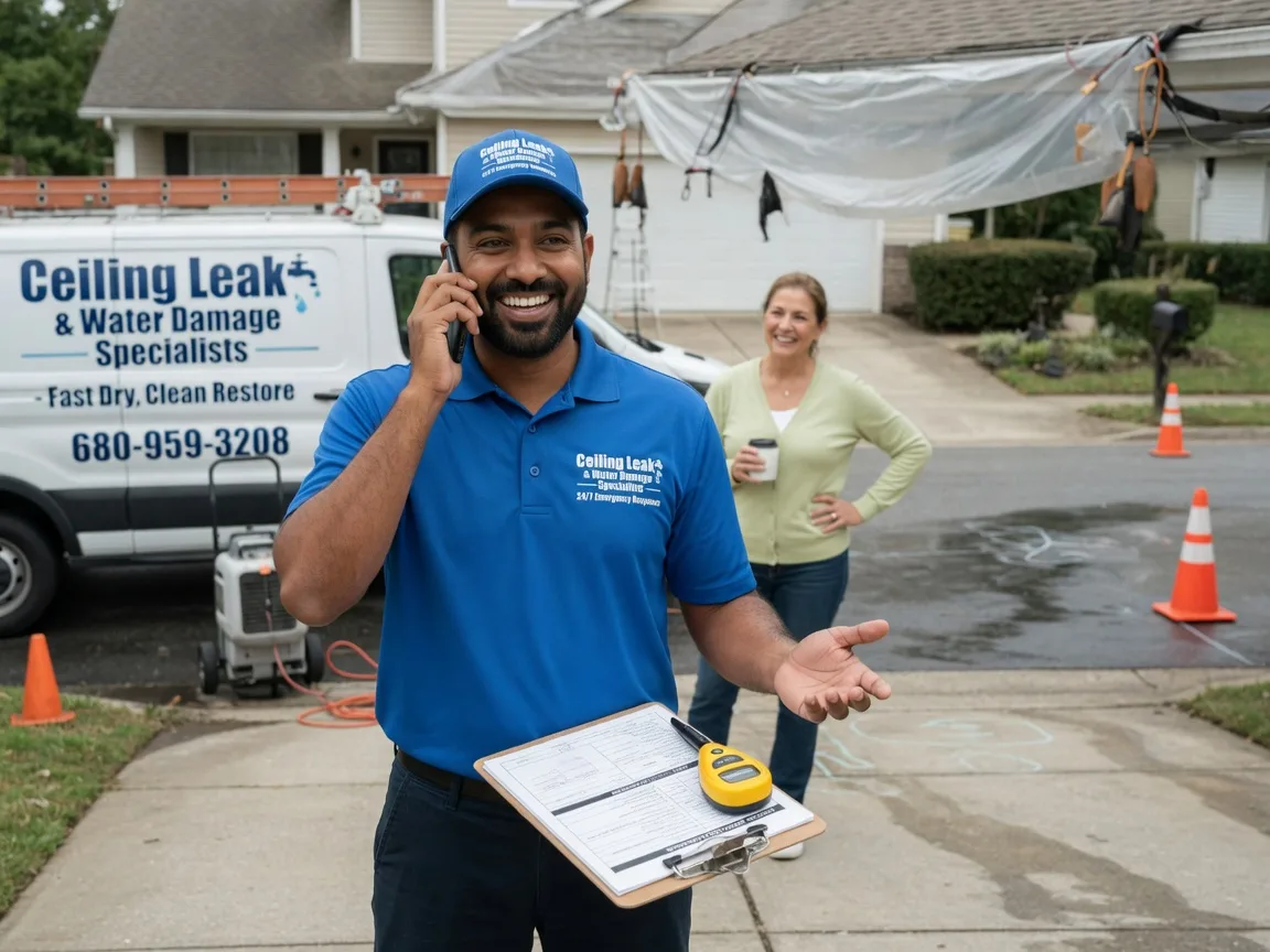 Ceiling Leak Cleanup Applegate, CA FAQs